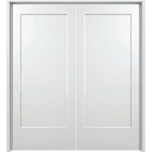 Builder Supply Outlet - 1 Panel Shaker Double Prehung Doors