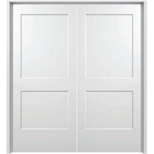 Builder Supply Outlet - 2 Panel Shaker Double Prehung Doors