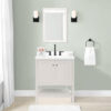 Prior Creek Castle 30" Vanity in White