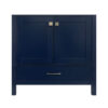 36" navy abbey vanity front image