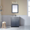 Prior Creek Kinzie 30" Shaker Vanity in Navy Blue