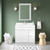 Prior Creek Kinzie 36" Shaker Vanity in White