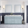 Prior Creek Kinzie 72" Shaker Vanity in Iceberg Grey