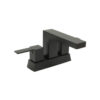 Huntington Brass Razo 4″ Spread Faucet in Matte Black