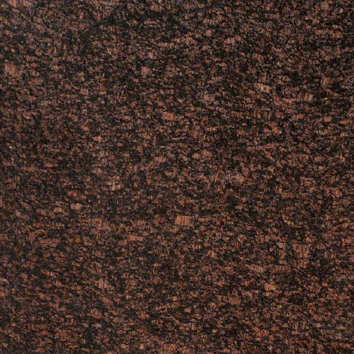 close up granite countertop tan brown finish