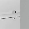 Prior Creek 48" x 76" Brushed Nickel Clear Glass Shower Door - Image 6