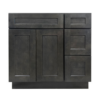 Prior Creek 36" Shaker Right Drawer Vanity in Cinder - Image 3
