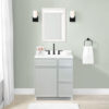 Prior Creek 30" Edgeline Shaker Right Drawer Vanity in White