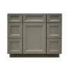 Prior Creek 42" Oxford Shaker Vanity in Sage - Image 2