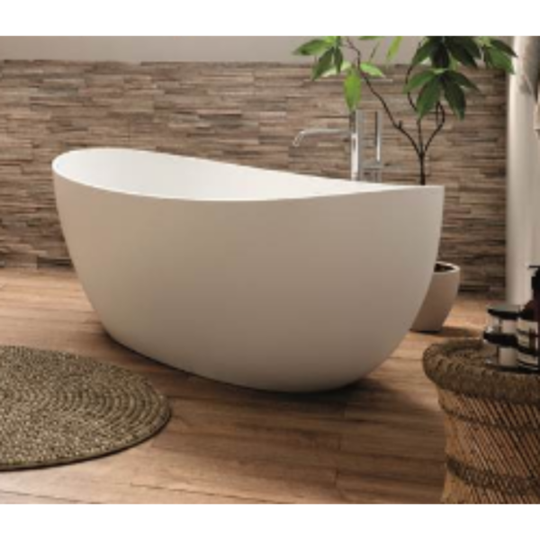 Acquabella Arosa 62" x 30" Freestanding Tub in Snow White